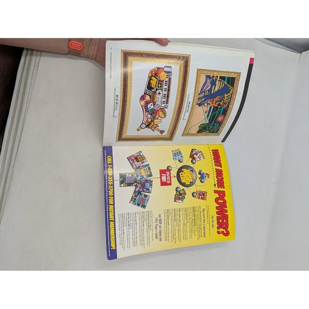 Nintendo Mario Paint Players Guide 1993 SNES Strategy Book 124 Pages